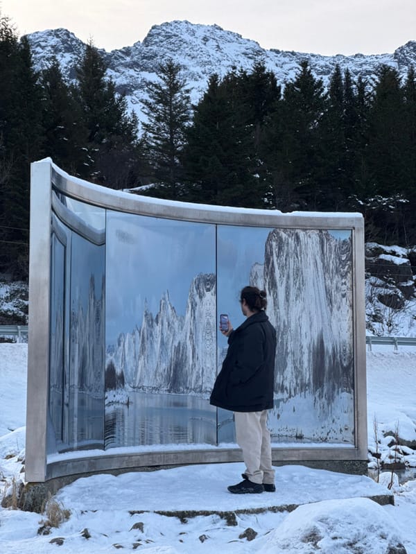 Winter art installation visits documented in northern Norway