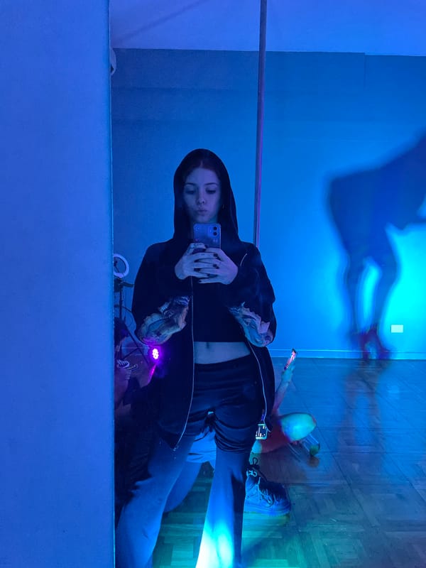 Evening social gathering and dog walk documented in Buenos Aires