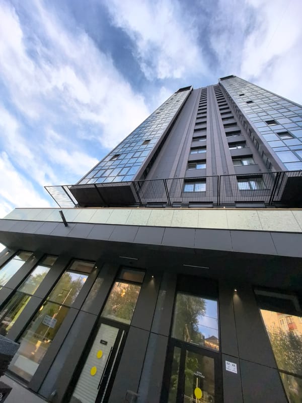 Urban photography session captures modern architecture and nature in Perm