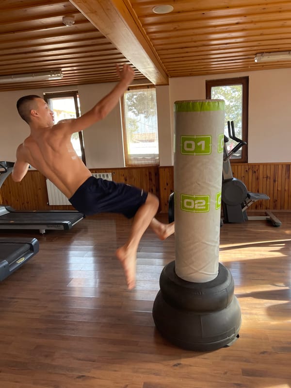 Morning fitness session captured at Velingrad gym facility