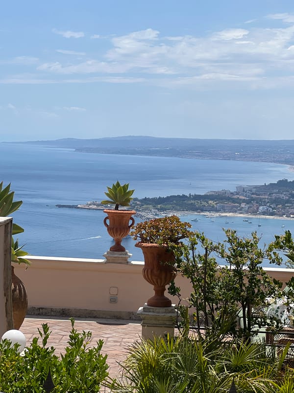 Taormina's ancient theatre, Etna views, and coastal overlooks