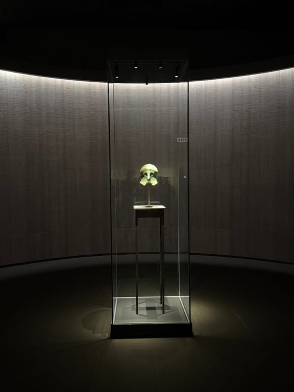 Inside a Korean art and artifacts museum exhibition