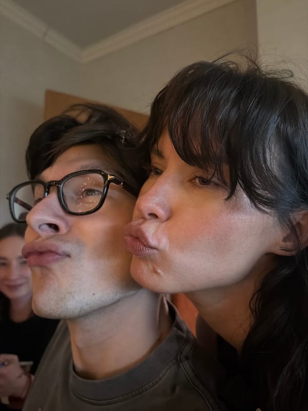 Friends gather for evening apartment party in Moscow