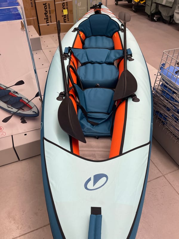 Water sports equipment displayed at Sofia retail store