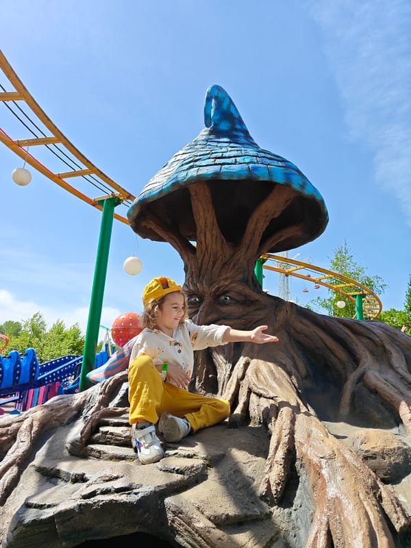 Families enjoy morning recreational activities in Khimki, Russia