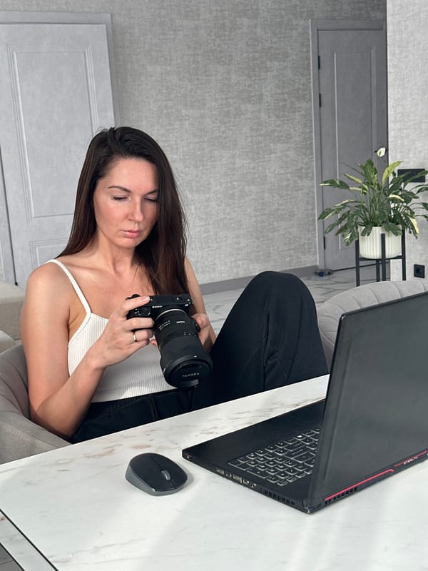 Woman's morning routine captured in Chaikovsky, Russia apartment