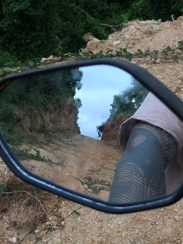 Rural Sri Lankan countryside documented during 21-minute afternoon journey