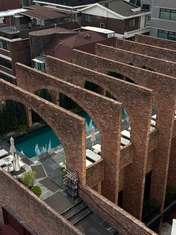 Red brick building complex documented in Seoul
