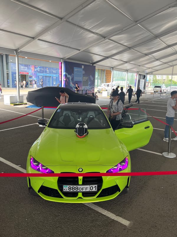 Automotive exhibition showcases custom cars in Astana, Kazakhstan