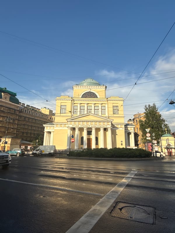 Saint Petersburg street life captured across downtown district