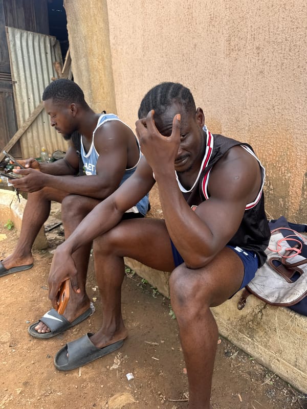 Outdoor fitness session documented in Akwanga, Nigeria morning hours