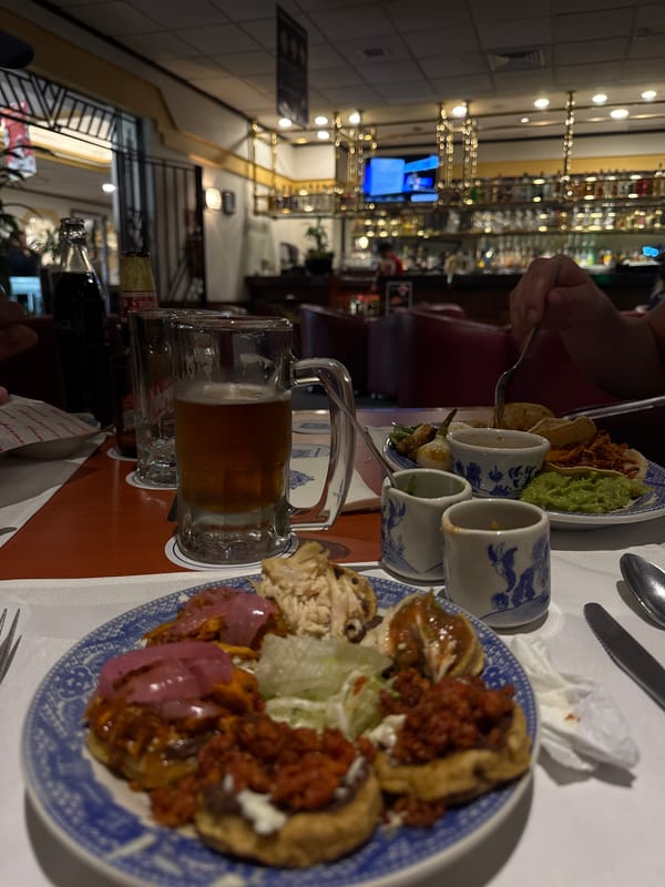 Evening dining scene documented at Puebla restaurant