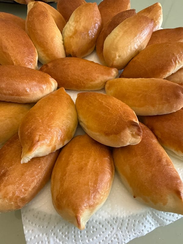Votkinsk resident documents fresh pastries and garden flowers