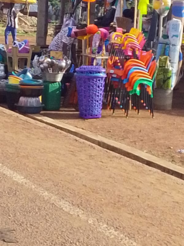 Daily life scenes captured in northern Ghana market communities