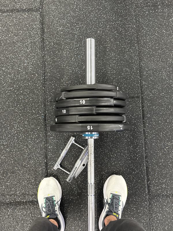 London gym equipment documented during morning workout session