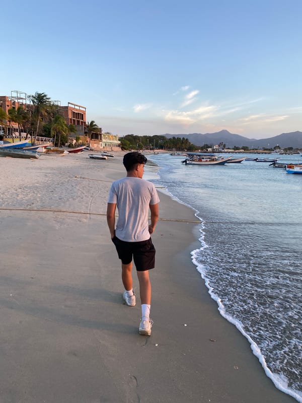 Evening street scenes captured around Juan Griego landmarks