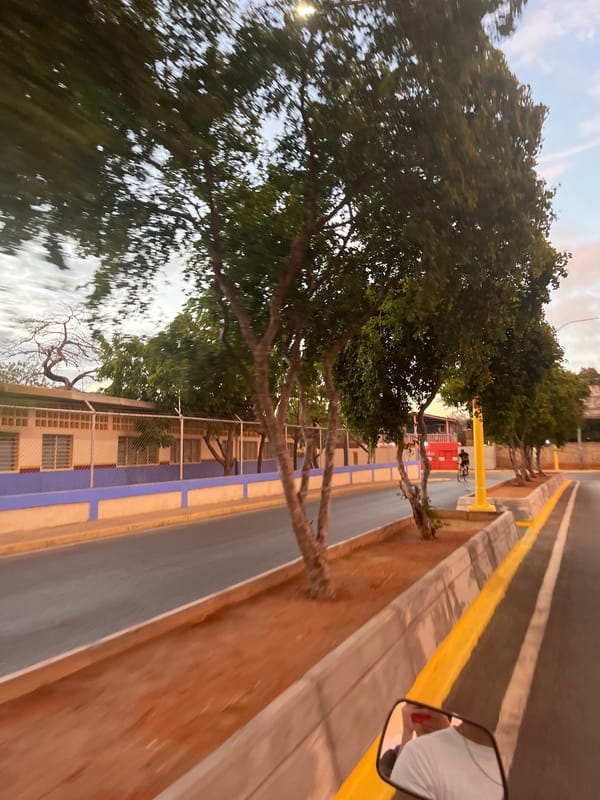 Evening motorcycle journey documents daily life in Juan Griego