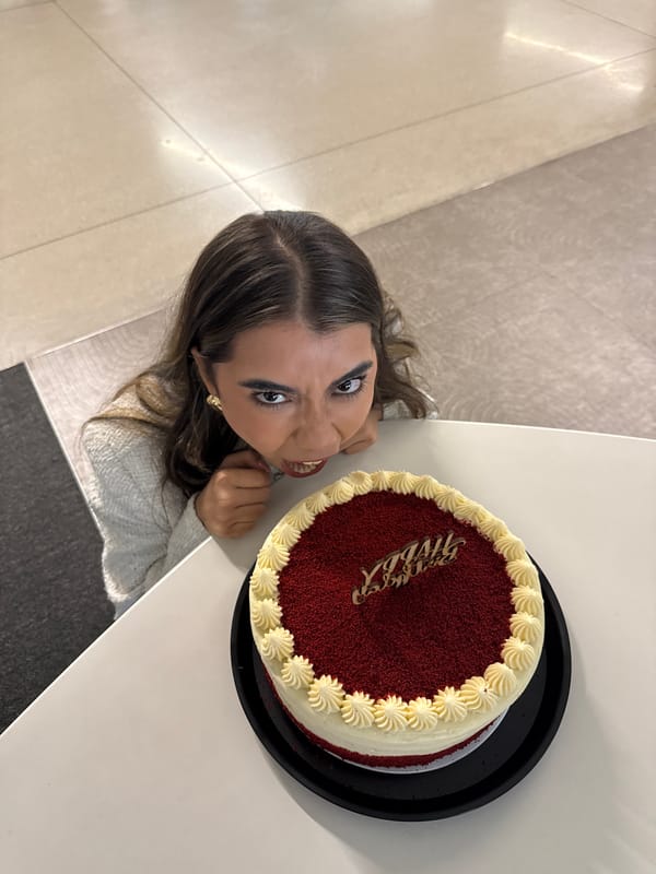 Birthday cake celebration captured in Mexico City indoor gathering