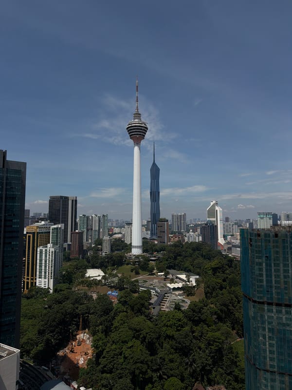 Kuala Lumpur skyline from multiple vantage points