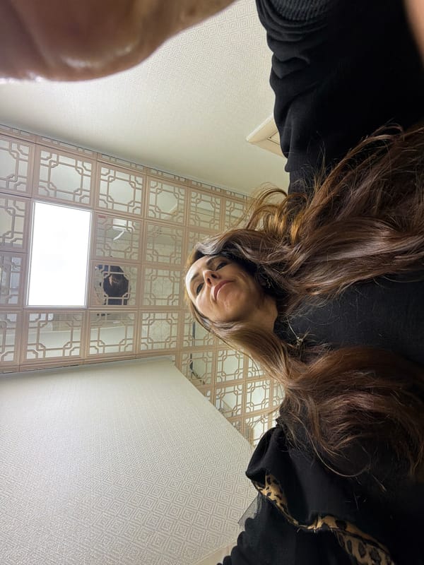 Morning selfie session captured across Birobidzhan during rainy weather