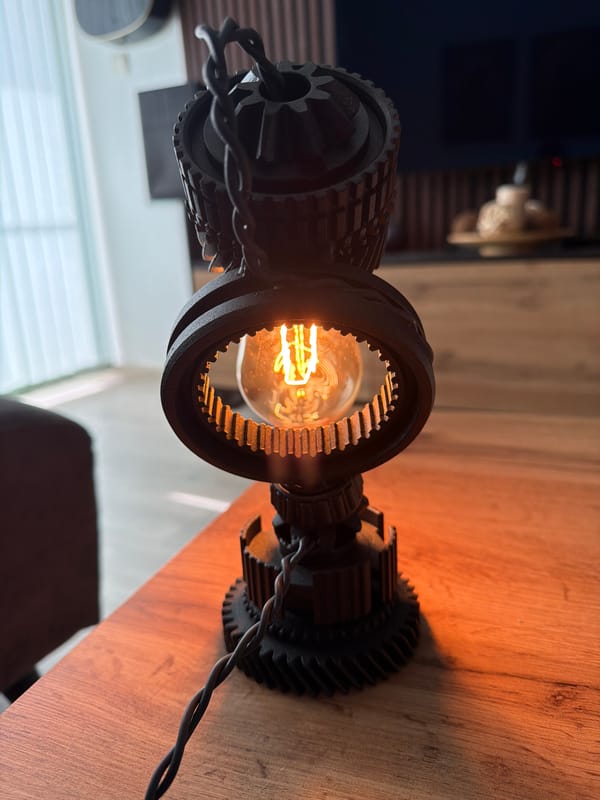 Sofia resident documents steampunk Edison lamp in detailed photography session