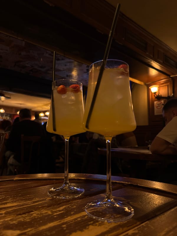 Evening scenes captured: cocktails, live music, abstract art