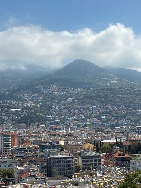 Morning panoramic views captured across Alanya's mountainous coastline