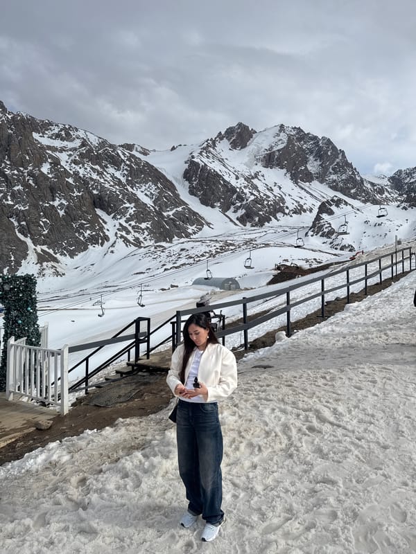 Mountain visitors enjoy snowy trails near Almaty ski area