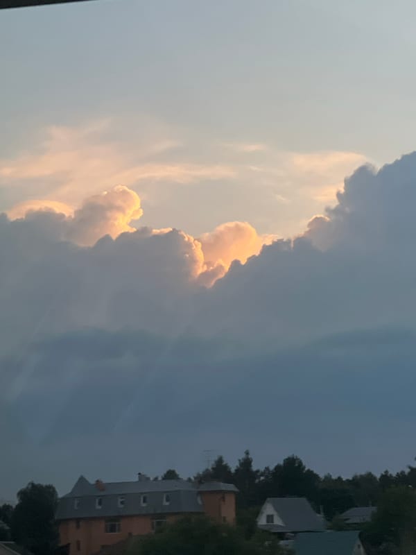 Dramatic sunset clouds observed across multiple locations May 22