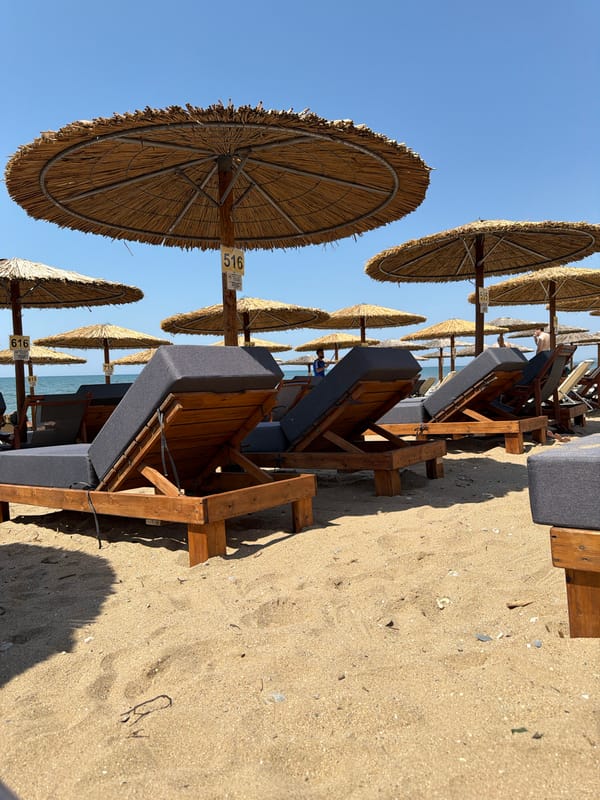 Morning beach memories captured at Alexandroupolis resort