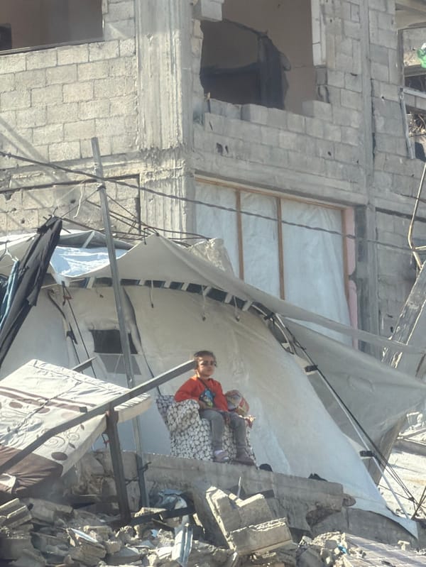 Gaza residents documented living among destruction and makeshift shelters