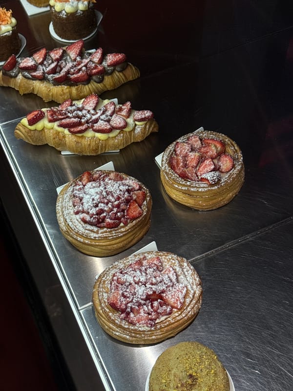 Pastry display observed at Yerevan bakery or shop