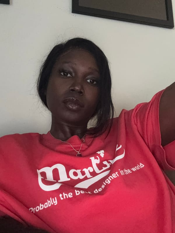 Woman documents designer shirt, wellness product in Los Angeles