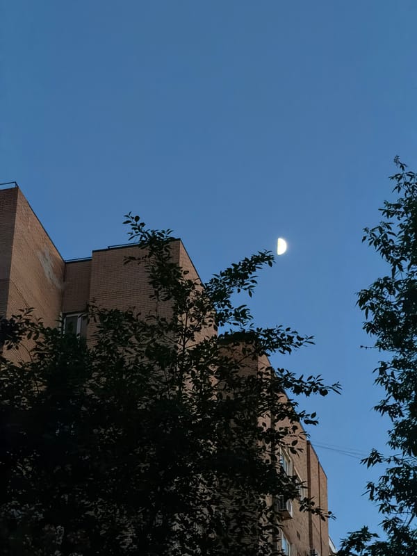 Moscow evening scenes captured across 10 minutes in May