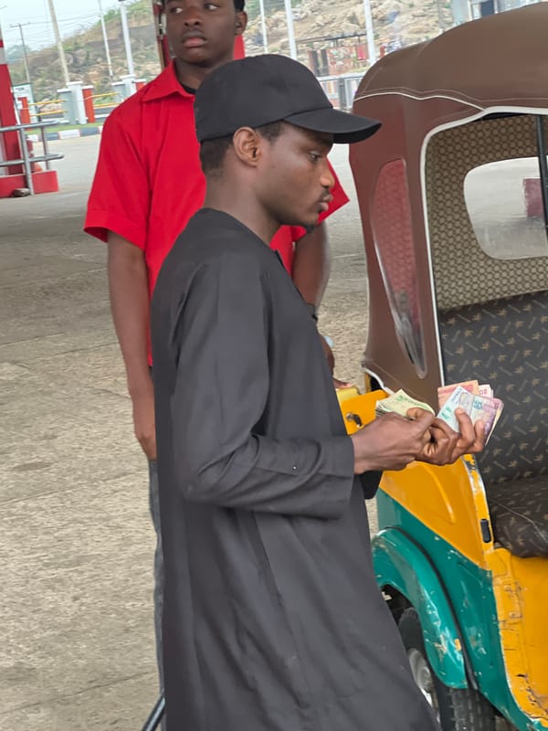 Morning fuel station activity documented across Jos, Nigeria