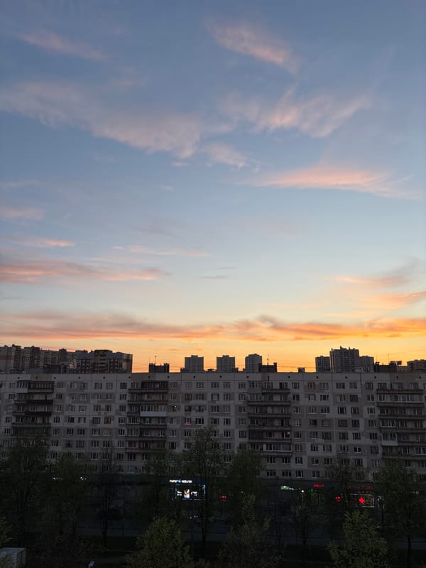 Murino resident dyes hair during sunset evening
