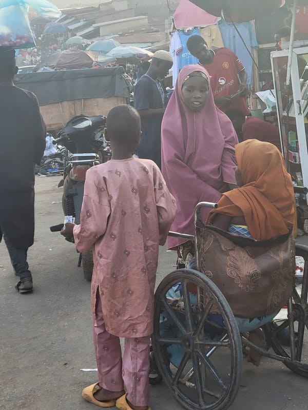Routine market life documented in Nigerian towns Saturday afternoon