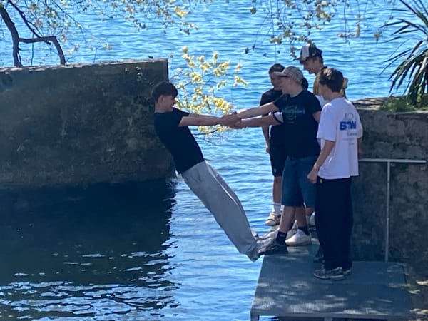 Spring day scenes documented across Lugano lakefront and streets