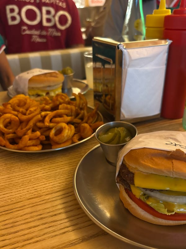Burgers and soft-serve at a Mexico City diner