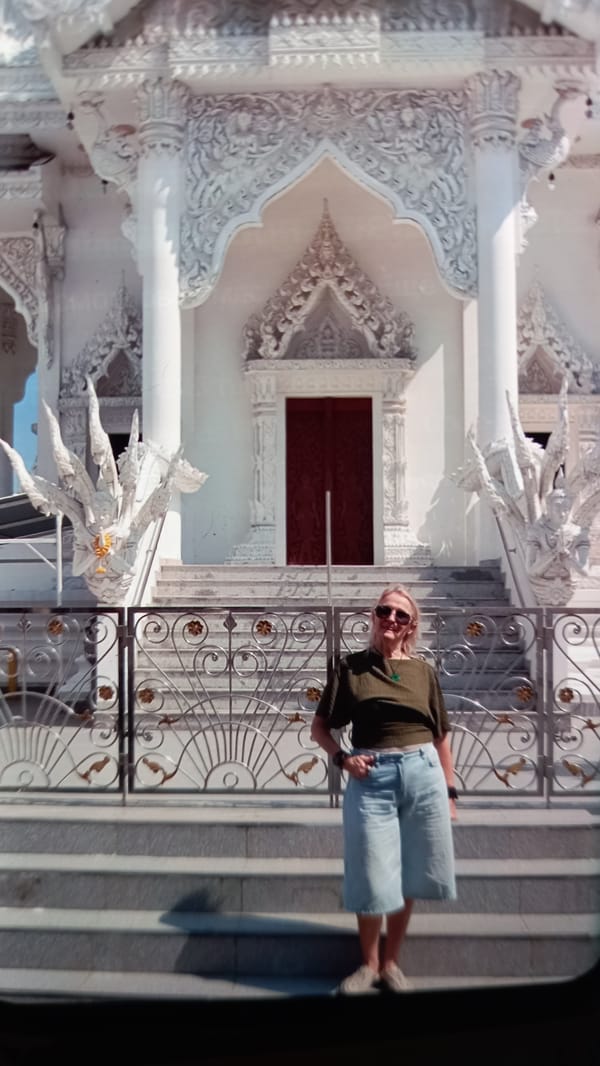 Exploring a richly decorated temple complex on Koh Phangan