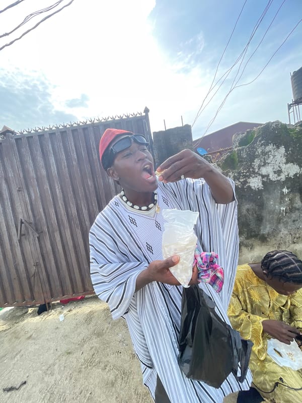 Three men in robes spotted around Ado, Nigeria