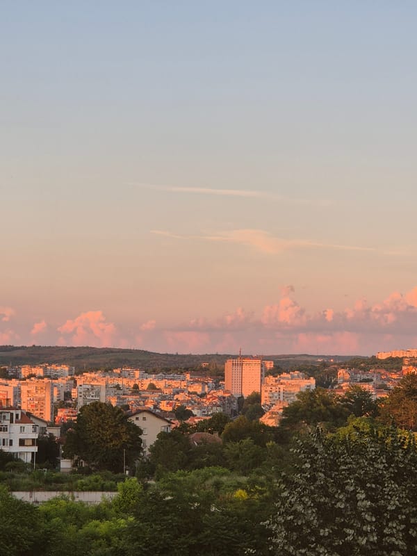 Healthcare workers and sunset captured in afternoon photo series