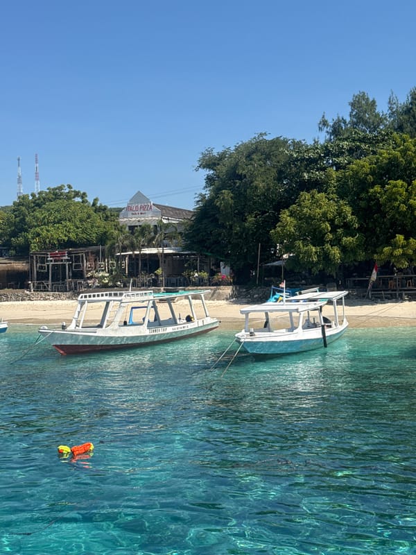Ferry GOLDEN QUEEN crosses Indonesian waters on a clear day