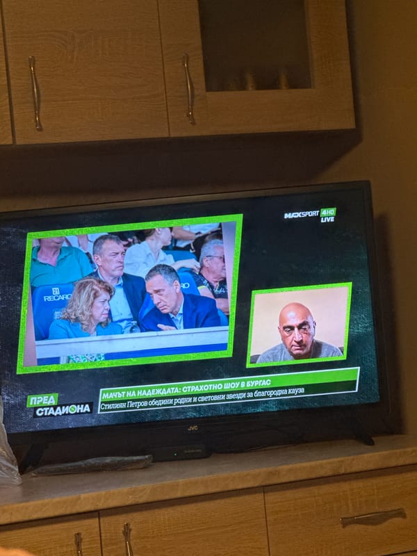 Evening domestic life captured in Gabrovo: cats, TV viewing, casual moments