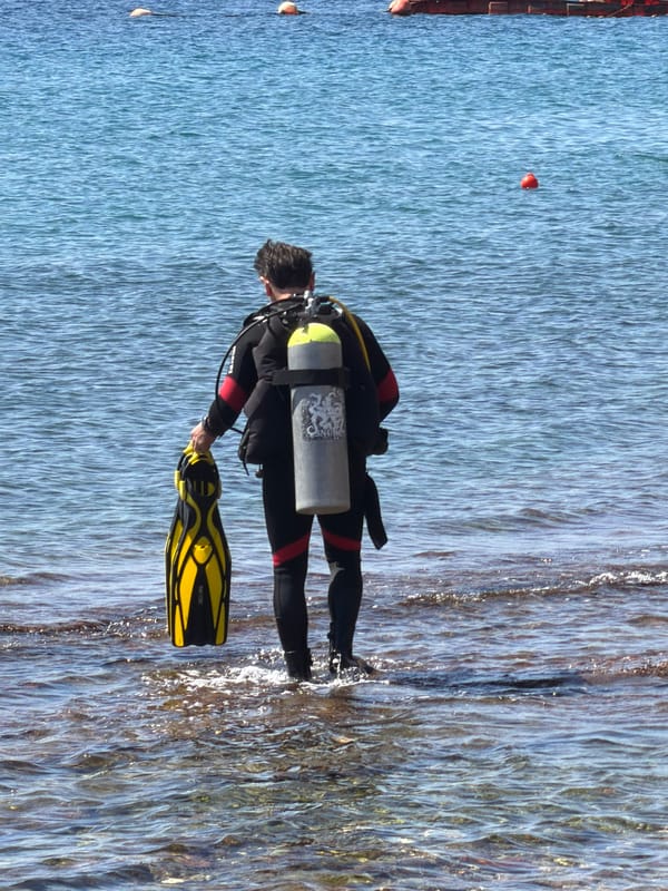 Tourism and diving activities documented in Eilat, Israel