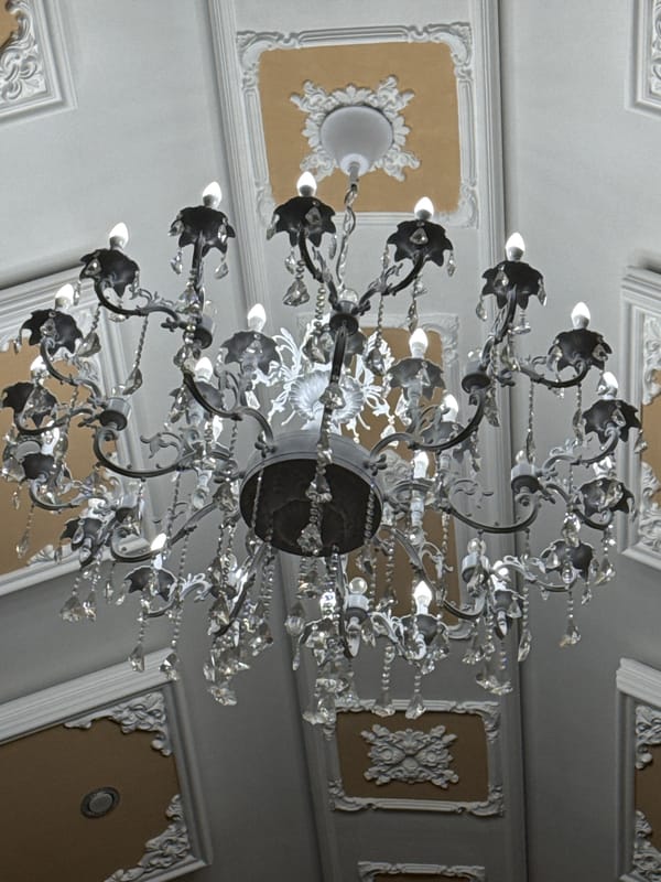 Ornate interiors and illuminated exteriors documented in Votkinsk, Russia