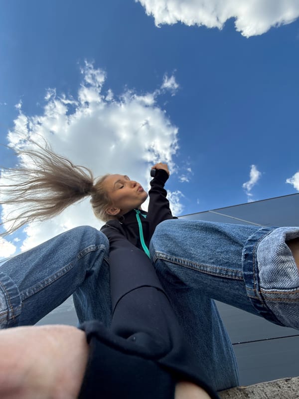 Woman photographed multiple times near garage in Chaikovsky, Russia