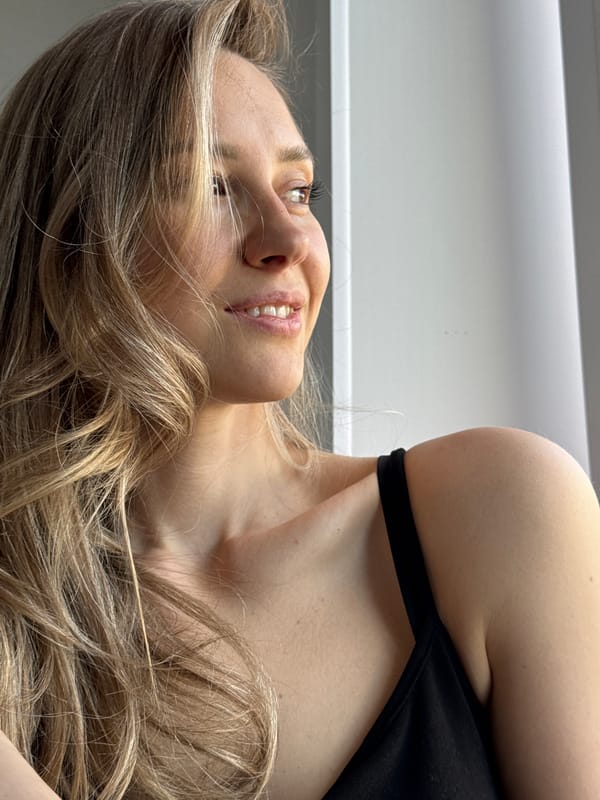Woman's morning documented across multiple Chaikovsky locations