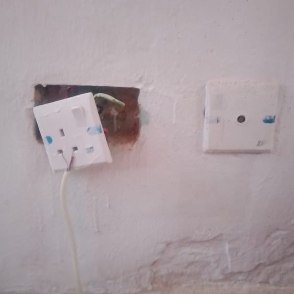 Everyday life inside and outside a home in Jalingo, Nigeria
