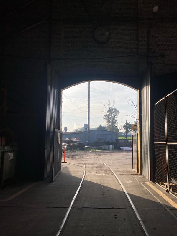 Person spotted in industrial warehouse near Buenos Aires rail tracks